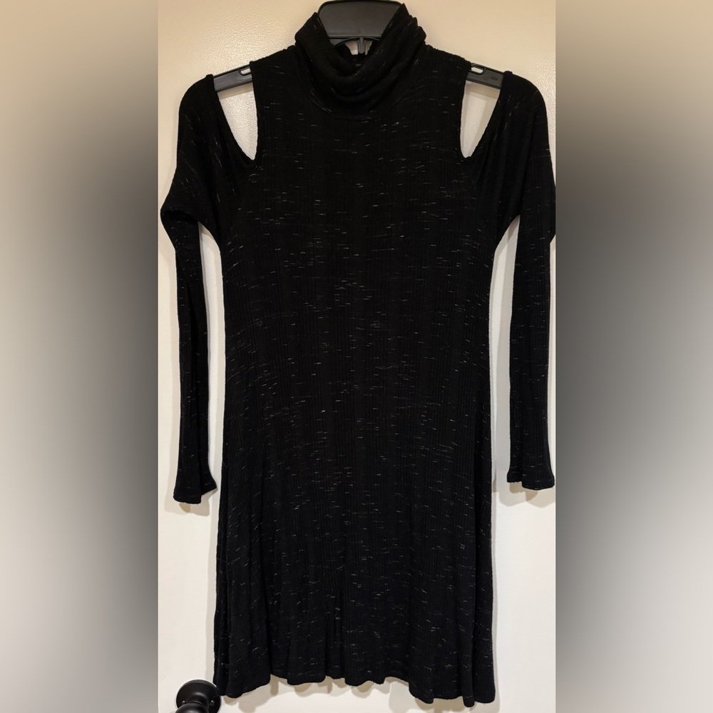 LPA Black Sheath Off The Shoulder Dress